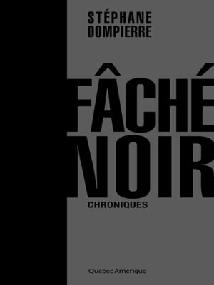 cover image of Fâché noir